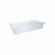 Bac Polypropylène GN 1/1 H. 100 mm - Gastroland - transparent plastique polypropylène 3701666001352