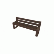 BANC AVEC DOSSIER EN PLASTIQUE RECYCLÉ D'EXTÉRIEUR GARDENIA BANC AVEC DOSSIER EN PLASTIQUE RECYCLÉ D'EXTÉRIEUR GARDENIA