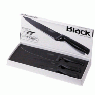 Coffret 3 couteaux de cuisine « black » pradel jean dubost