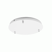 Gea Luce Rosace Plafond Ronde Blanche Ip20 Alice Pour Suspension - Base Moderne, 3 Trous, Connexion Centrale, Installation Facile - blanc ALICE B T/3