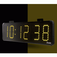 Horloge HMSLED 10, alimentation 230V, Independante ou Radio ALS, LED jaune - BODET