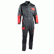 LMA WORKWEAR 1880 Combinaison de travail SESAME - GRIS SOMBRE/NOIR/ROUGE M - 3 - Taille unique multicolore multi-matériau 3473833281149