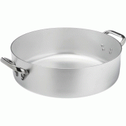 Pentole Agnelli casserole basse ø 55 aluminium 2 poignées inox - aluminium 8007441017675
