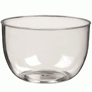 Verrine mini saladier haut PS transparent 150ml par 600