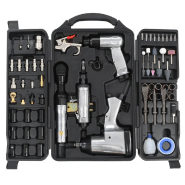 Vidaxl kit d'outils pneumatiques 70 pcs 142711
