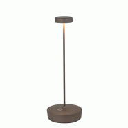 Zafferano Lampe de table LED Swap de Titanium Mate, rechargeable et réglable avec une autonomie allant jusqu'à 12 heures - gris 8054040720789