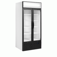 Armoire réfrigérée 2 portes vitrées battantes avec canopée - 535 L | Tefcold - FSC891H