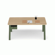 Bureau individuel Gradia Plus - plateau aux coins arrondis - piètement métallique en A - 9 finitions de plateaux - 4 finitions de pieds - Garantie 3 ans Bureau individuel Gradia Plus - plateau aux coins arrondis - piètement métallique en A - 9 finitions de plateaux - 4 finitions de pieds - Garantie 3 ans