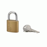 Cadenas à clé Ruby, acier, intérieur, anse acier, 32mm, 3 clés - THIRARD - doré 3150269860307 Cadenas à clé Ruby, acier, intérieur, anse acier, 32mm, 3 clés - THIRARD - doré 3150269860307