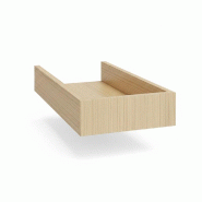 Casquette pour montant Totem 30x60x10cm - chêne sorano clair