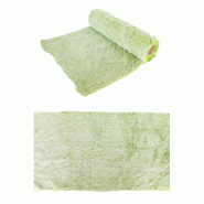 Chemin de table fourrure verte 30cm x 3m