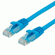 Cordon VALUE Cat.6A (Classe EA) / 10 Gigabit UTP, bleu, 7 m_0
