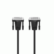 Hama 00200706 Câble DVI 1,5 m DVI-I Noir - noir 00200706