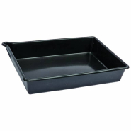 Petit bac de rétention pour petits récipients en polyéthylène sans caillebotis de 28 litres - BPP028 Petit bac de rétention pour petits récipients en polyéthylène sans caillebotis de 28 litres - BPP028