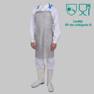 Tablier cotte de maille inox agro-alimentaire PARINOX - TABCMPRINX-MN06_0