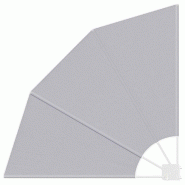 VidaXL Écran de confidentialité pour balcon Gris 115 x 115 cm Modèle Terrasse Méditerranée - 42000941