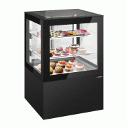 Vitrine à pâtisserie réfrigérée 810 mm - LED et 2 étagères