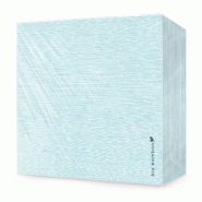Bio Bamboo® - Serviette jetable, 40 x 40 cm, extrêmement douce, compostable, viscose de bambou, 600 pièces, bleu clair - bleu Bambou COL.104