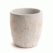 Cache pot Floral doré petit modèle - Multicolore Rond Pierre Amadeus 13x13 cm - multicolore pierre 3520071864686 Cache pot Floral doré petit modèle - Multicolore Rond Pierre Amadeus 13x13 cm - multicolore pierre 3520071864686