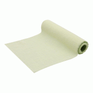 Chemin de table coton lavé vert sauge 30cm x 5m