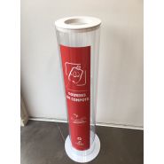 Collecteur pour gourde de compote - 30 litres - pour les grandes surface et magasin alimentaire