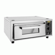 Four à pizza électrique avec pierre - 1 pizza Ø 40cm | Buffalo - CJ373 longueur 630 mm - 5050984605987 Four à pizza électrique avec pierre - 1 pizza Ø 40cm | Buffalo - CJ373 longueur 630 mm - 5050984605987