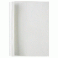 GBC Boîte de 50 chemises à reliure thermique, A4, dos de 50 mm, coloris blanc - blanc IB370151