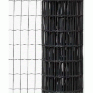 Grillage plastifié astroplax maille de 100x75mm haut.1,50m long.20m gris 7016