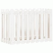 Helloshop26 - Jardinière bac lit surélevé plantes fleurs terrasse jardin de jardin design de clôture 100 x 50 x 70cm pin massif 02_0039793 - 30002 Helloshop26 - Jardinière bac lit surélevé plantes fleurs terrasse jardin de jardin design de clôture 100 x 50 x 70cm pin massif 02_0039793 - 30002
