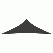 Helloshop26 - Voile toile d'ombrage parasol 160 g/m² anthracite 3,5 x 3,5 x 4,9 m PEHD 02_0008914 - 3000477882724