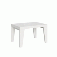 Itamoby Table extensible 90x130/390 cm Naxy Frêne Blanc - blanc VETANAXYXX390-BF