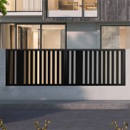 Nivelles - clôture en aluminium - 123 pvc alu - thermolaquage