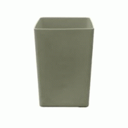 PLAST'UP ROTOMOULAGE Pot de fleur carré suerte 109l - TAUPE - marron plastique 0750122554515