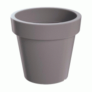 Prosperplast - Pot LEXO ROUND 92 L - 60x60x55 cm, coloris Gris pierre - gris ZA3457
