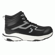 Safety Jogger - Chaussures de sécurité mi-hautes légères et ultra confortables avec embout anatomique FREEDOM noir S1PS Noir Taille 45 - 45 noir m