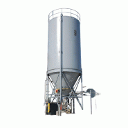Silo de stockage 800L - Matériaux en vrac - Compact et robuste - Distribution contrôlée
