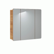 STELLAMEUBLES Meuble miroir 80cm ARUBA salle de bain - 3667335107834