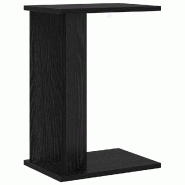 VidaXL Table d'appoint Chêne noir 35 x 25 x 50 cm Bois d'ingénierie Modèle Apex Nordique - 891185