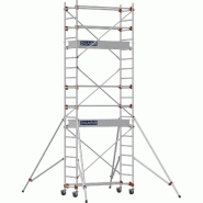 Échafaudage roulant aluminium AL 165 version standard - Hauteur de travail : 5,80 m - DUARIB - 613314 Échafaudage roulant aluminium AL 165 version standard - Hauteur de travail : 5,80 m - DUARIB - 613314