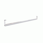 Barre de penderie chromée - 64,2 cm - épaisseur 15 mm - acier