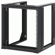 Coffret mural 19 pouces MHT170 - hauteur 9U - 2 montants - profondeur 450 mm - flatpack - noir - Bravour® Coffret mural 19 pouces MHT170 - hauteur 9U - 2 montants - profondeur 450 mm - flatpack - noir - Bravour®