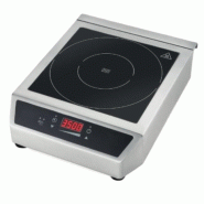 Cuistance Plaque à induction professionnelle 3,5 kW – acier inoxydable – affichage digital – thermostat réglable - gris HA350BT Cuistance Plaque à induction professionnelle 3,5 kW – acier inoxydable – affichage digital – thermostat réglable - gris HA350BT