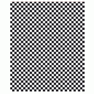 Feuille ingraissable pour burger Damier noir 31x38cm - par 1000