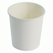 Gobelet Carton NOVACUP FORMAT RESTAURATION 170ml - Haute Densité FSC - Recyclable & Éco-responsable - Lot de 8000 - blanc en carton GHXL179