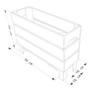 H3 - caisses en bois - simply à box - l18 x h39 x p54 cm