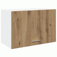 Helloshop26 - Armoire suspendue optimisée rangement cuisine 60 x 31 x 40 cm en bois d'ingénierie chêne artisanal 02_0050763 - Bois massif 300023655