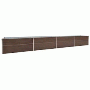 Helloshop26 - Jardinière lit surélevé plantes fleurs jardin acier galvanisé 600 x 80 x 45 cm marron 02_0001132 - 3000074911537 Helloshop26 - Jardinière lit surélevé plantes fleurs jardin acier galvanisé 600 x 80 x 45 cm marron 02_0001132 - 3000074911537