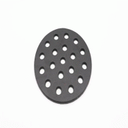 Maxima Grille à charbon de bois Ø 16 pouces/41 cm et Ø 18 pouces/46 cm - gris 9378208