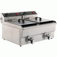 Petite friteuse électrique 1er prix 2 bacs 2*mono 2x8 l - P7455.1005