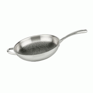 Poêle wok 30 cm en inox 18/10 Elo Relief Evolution - Acier inoxydable 18/10 4006925353302